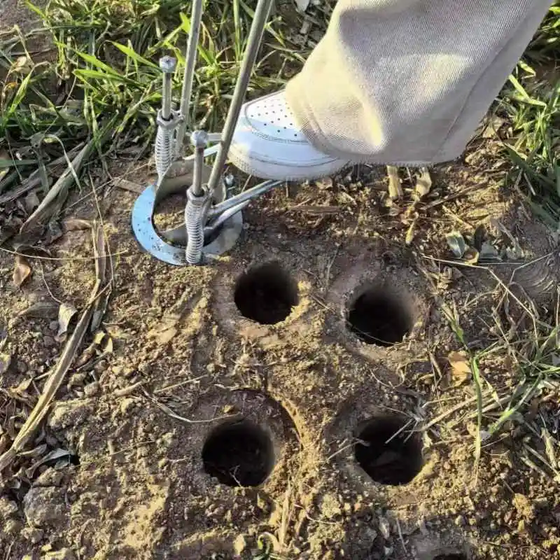 Spring Soil Hole Puncher Adjustable Depth Garden Planting Tool 2.8-11cm
Spring Soil Hole Puncher Adjustable Depth Garden Planting Tool 2.8-11cm