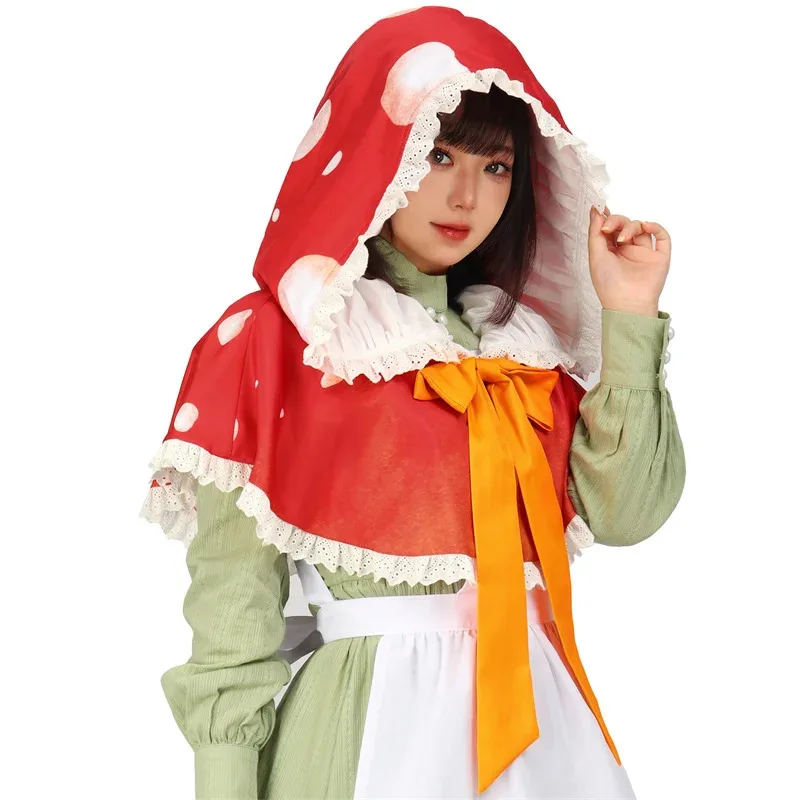 DAZCOS Red Mushroom Hat Cowl Hood Gnome Cosplay Spotted Cape Cottagecore Costume Christmas Vintage Cosplay Accessories
DAZCOS Red Mushroom Hat Cowl Hood Gnome Cosplay Spotted Cape Cottagecore Costume Christmas Vintage Cosplay Accessories