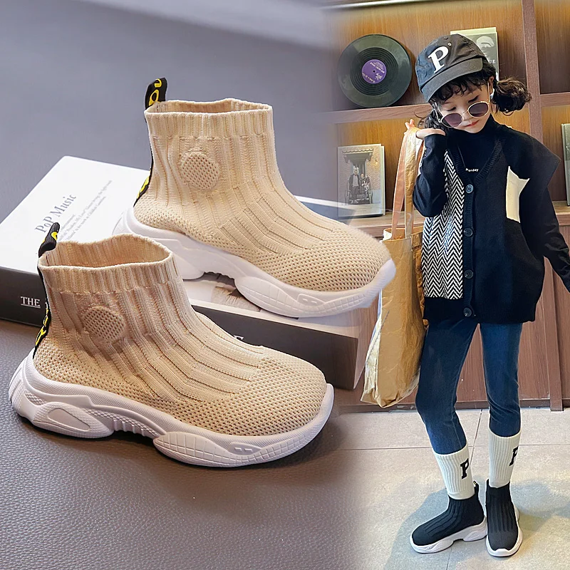Детская легкая и теплая обувь, вязаные модные кроссовки для мальчиков и девочек, повседневные спортивные носки, кроссовки, детская теннисная обувь
Детская легкая и теплая обувь, вязаные модные кроссовки для мальчиков и девочек, повседневные спортивные носки, кроссовки, детская теннисная обувь