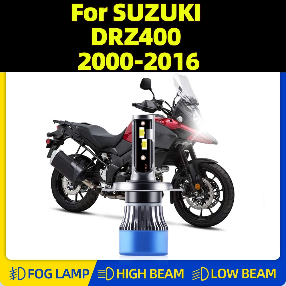 60W H4 Motorcycle LED Lamp Bulb 10000LM High Low Beam Moto Front Headlight For SUZUKI DRZ400 2000-2011 2012 2013 2014 2015 2016
60W H4 Motorcycle LED Lamp Bulb 10000LM High Low Beam Moto Front Headlight For SUZUKI DRZ400 2000-2011 2012 2013 2014 2015 2016
