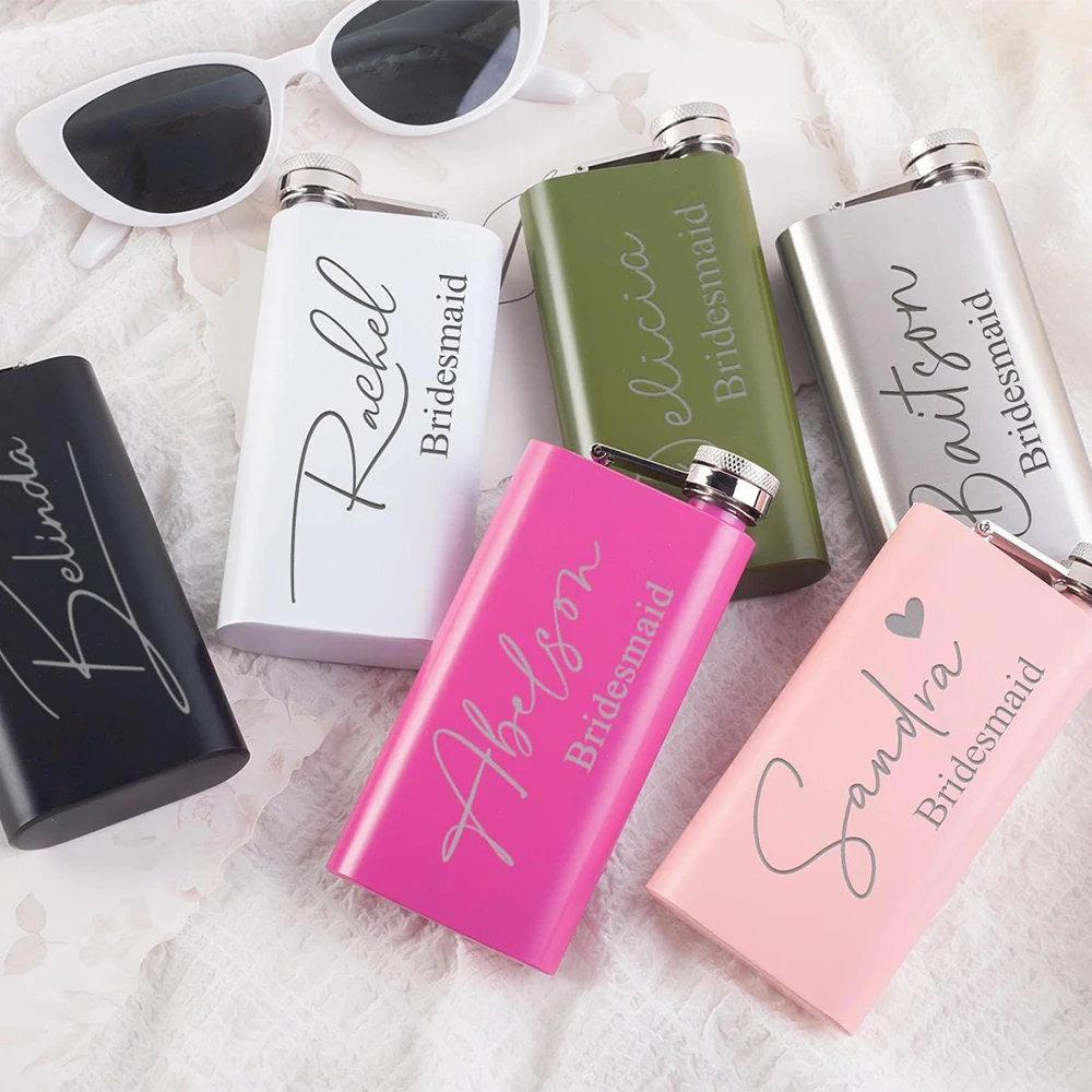 Personalized Engraved Stainless Steel Hip Flasks Groom Best Man Custom Wedding Gifts Groomsman Bridesmaids Gifts Birthday Gifts 
Personalized Engraved Stainless Steel Hip Flasks Groom Best Man Custom Wedding Gifts Groomsman Bridesmaids Gifts Birthday Gifts