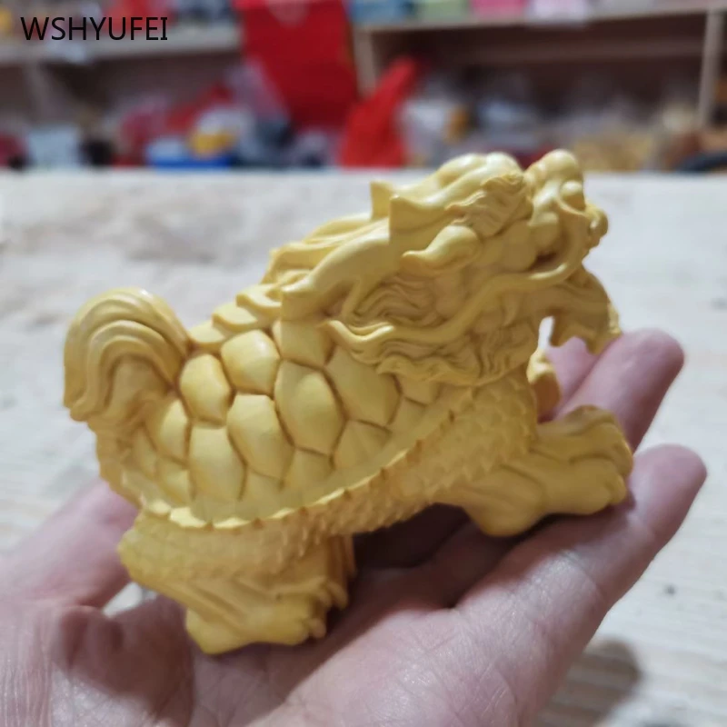 1 Pc Huangyangmu Dragon Turtle Ornament Woodcarving Handicrafts Home Decoration Feng Shui Birthday Gift Living Room Decoration
1 Pc Huangyangmu Dragon Turtle Ornament Woodcarving Handicrafts Home Decoration Feng Shui Birthday Gift Living Room Decoration