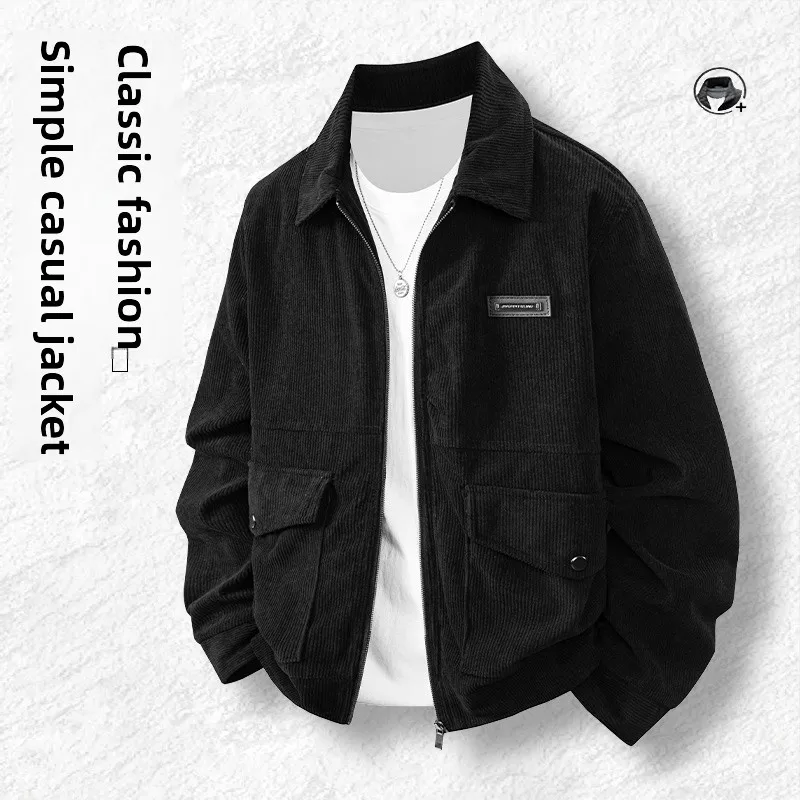 Men's Casual Lightweight Corduroy Jacket Long Sleeve Loose Fit Autumn Winter Outerwear Classic Collar Trendy Fashionable
Men's Casual Lightweight Corduroy Jacket Long Sleeve Loose Fit Autumn Winter Outerwear Classic Collar Trendy Fashionable