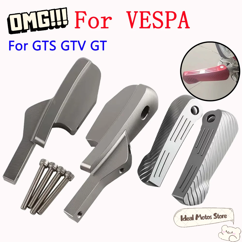 For VESPA GTS 300 300ie Super 250 200 125 125 ie 60 GTV GT Motorcycle Accessories Pedals Foot Pegs Rear Seat Footrest
For VESPA GTS 300 300ie Super 250 200 125 125 ie 60 GTV GT Motorcycle Accessories Pedals Foot Pegs Rear Seat Footrest