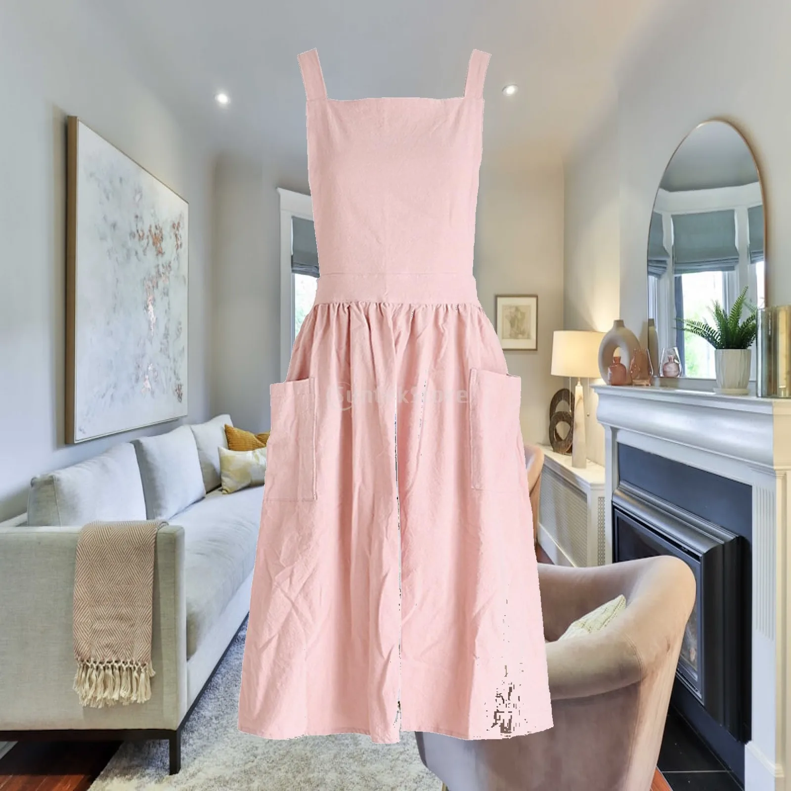 Catering Apron Hairdresser Apron Sleeveless for Kitchen Oatmeal
Catering Apron Hairdresser Apron Sleeveless for Kitchen Oatmeal