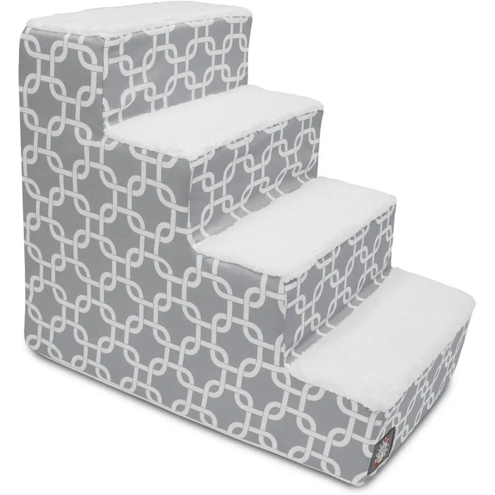 Portable Dog Steps for Small Dogs - 25 lbs Support, Washable Cover, Gray
Portable Dog Steps for Small Dogs - 25 lbs Support, Washable Cover, Gray
