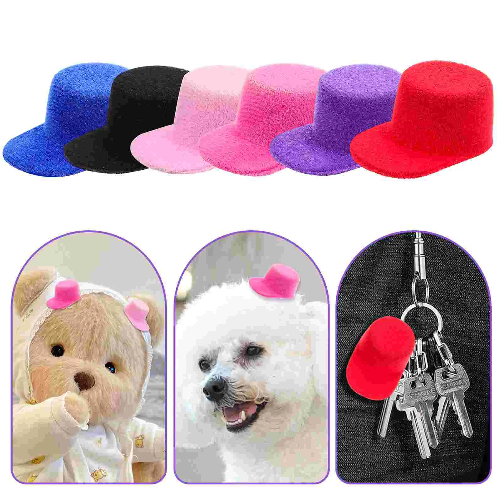 6 Pcs Mini Hats Crafts Mini Peaked Cap Hat Prop Exquisite Decor Craft Making House Small
6 Pcs Mini Hats Crafts Mini Peaked Cap Hat Prop Exquisite Decor Craft Making House Small