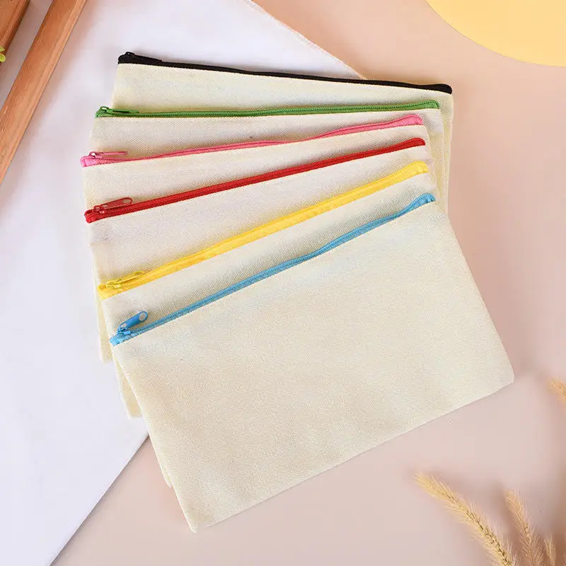Canvas Zipper Pouch Blank DIY Craft Pencil Case Multipurpose Women Makeup Bags Portable Travel Toiletry For Ladies
Canvas Zipper Pouch Blank DIY Craft Pencil Case Multipurpose Women Makeup Bags Portable Travel Toiletry For Ladies