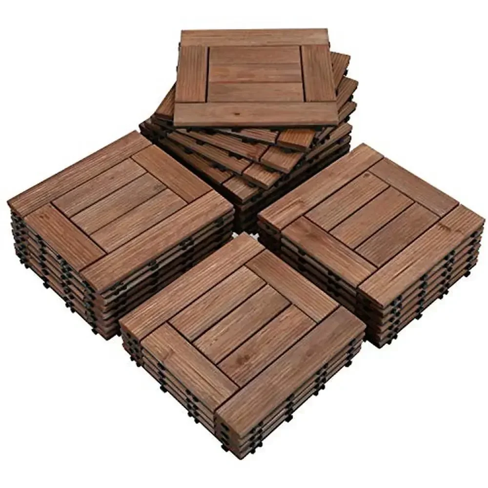 27PCS Interlocking Wood Flooring Tiles Patio Deck Indoor Outdoor Brown 12x12in Wood Plastic Tiles House Renovation Garden Pool
27PCS Interlocking Wood Flooring Tiles Patio Deck Indoor Outdoor Brown 12x12in Wood Plastic Tiles House Renovation Garden Pool