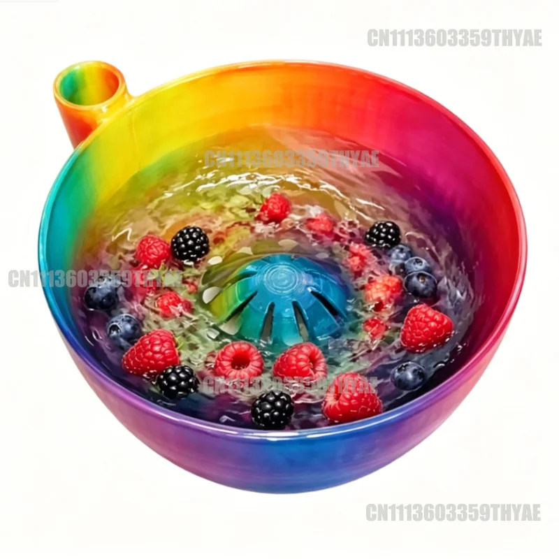 Self-rotating Berry Washing Basin Fruit And Vegetable Washer With Drainage Function Rotating Fruit Washing Basin kitchen basket
Self-rotating Berry Washing Basin Fruit And Vegetable Washer With Drainage Function Rotating Fruit Washing Basin kitchen basket