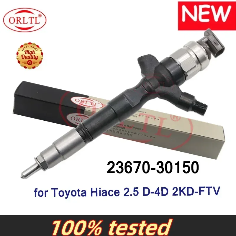 ORLTL 23670-30150 Diesel Fuel Injector 2367030150 23670 30150 for Toyota Hiace 2.5 D-4D 2KD-FTV
ORLTL 23670-30150 Diesel Fuel Injector 2367030150 23670 30150 for Toyota Hiace 2.5 D-4D 2KD-FTV
