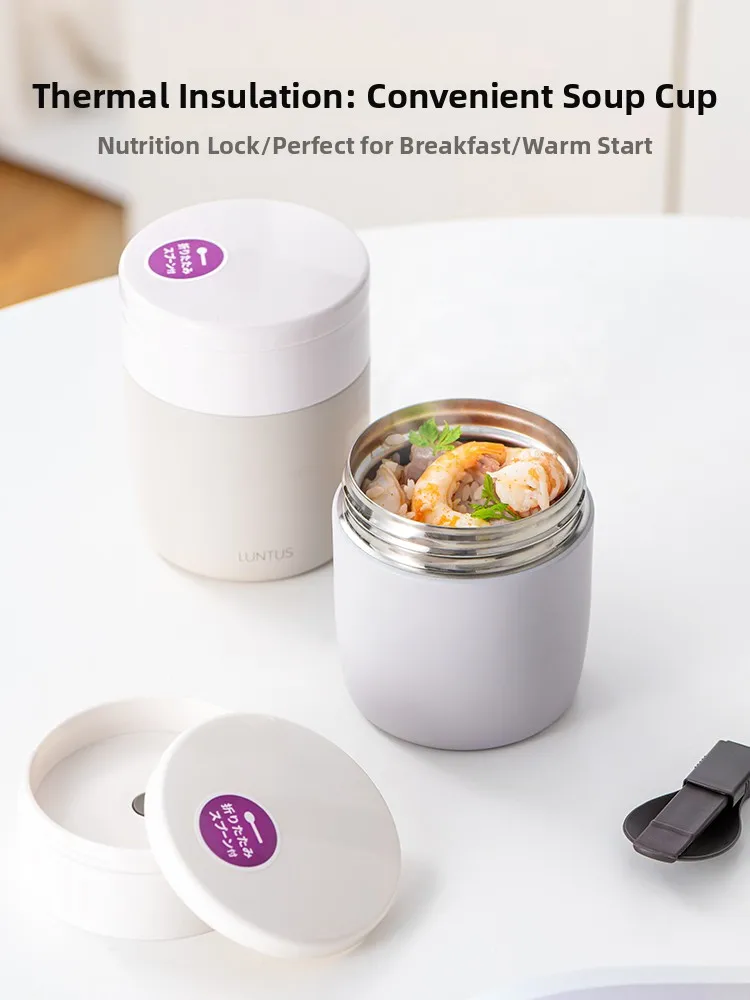 Asvel Wide Mouth Thermal Cup with Lid Spoon Breakfast Porrie Cup Carry-On Soup Pot Soy Milk Portable Out-Going Cup
Asvel Wide Mouth Thermal Cup with Lid Spoon Breakfast Porrie Cup Carry-On Soup Pot Soy Milk Portable Out-Going Cup