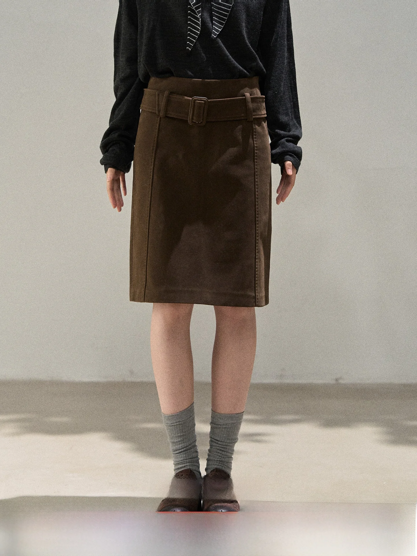 Faionable High Waist Skirt Women's Sle Autumn New Arrival Slimming A-Line Skirt Casual Leisure Sti Fiber Blend
Faionable High Waist Skirt Women's Sle Autumn New Arrival Slimming A-Line Skirt Casual Leisure Sti Fiber Blend