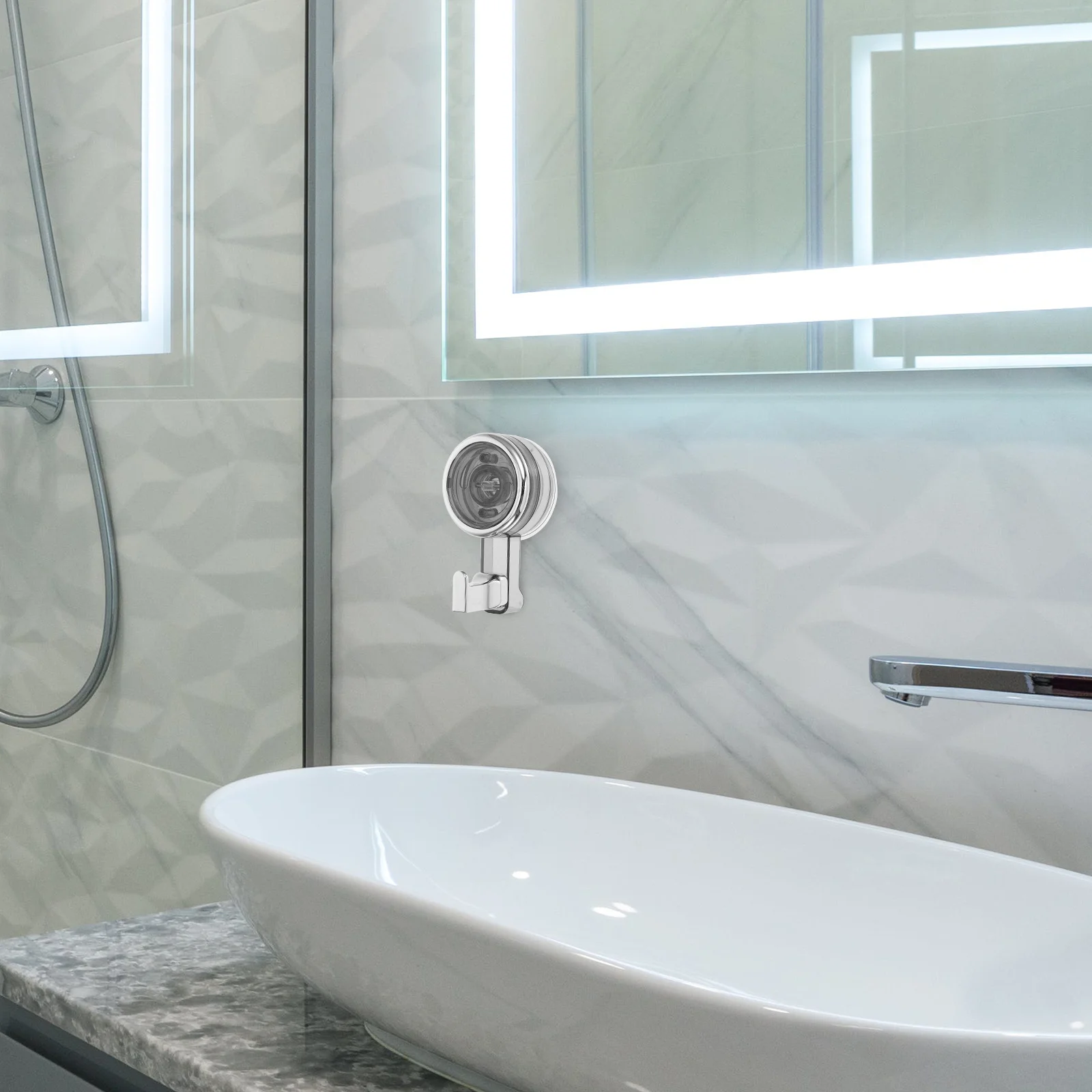 Strong Suction Cup Plastic Wall Hook No-Drill Removable Bathroom Kitchen Tile Glass Shower Hooks for Doors No-Drill Hat Hook
Strong Suction Cup Plastic Wall Hook No-Drill Removable Bathroom Kitchen Tile Glass Shower Hooks for Doors No-Drill Hat Hook