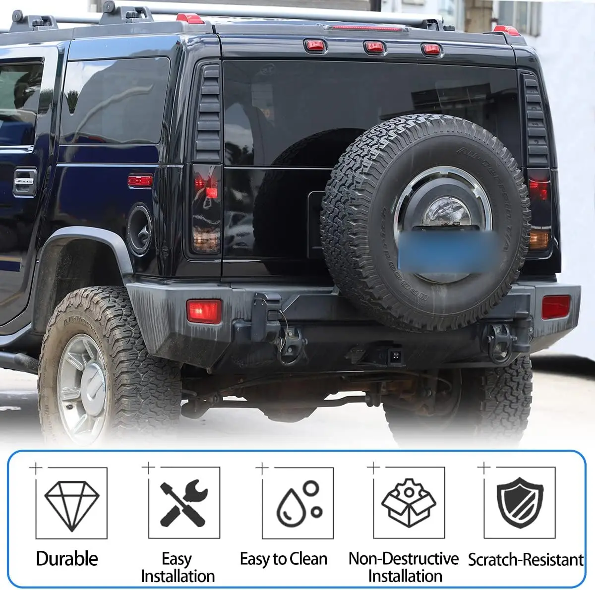 Car Taillight Cover For Hummer H2 SUV SUT 2003-2009 Hummer Rear Tail Lamp Decorative Trim Transparent Gray Lampshade Shell
Car Taillight Cover For Hummer H2 SUV SUT 2003-2009 Hummer Rear Tail Lamp Decorative Trim Transparent Gray Lampshade Shell