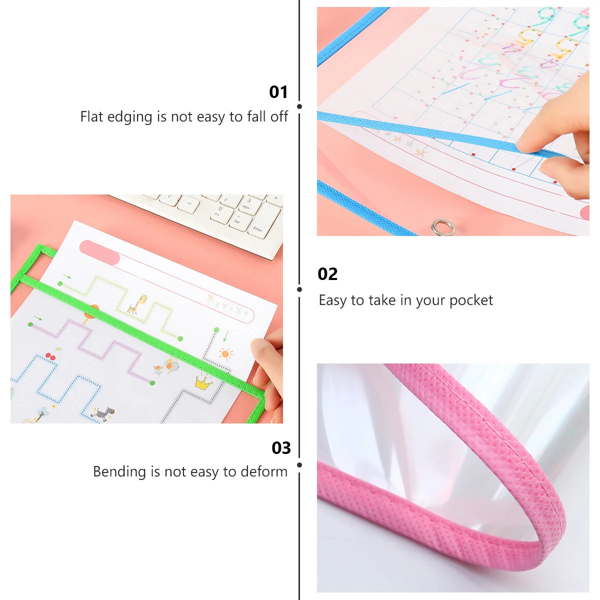 11pcs Reusable Dry Erase Document Pouches Transparent Pet File Pockets For Kids School Teaching Supplies Waterproof Storage Bag
11pcs Reusable Dry Erase Document Pouches Transparent Pet File Pockets For Kids School Teaching Supplies Waterproof Storage Bag