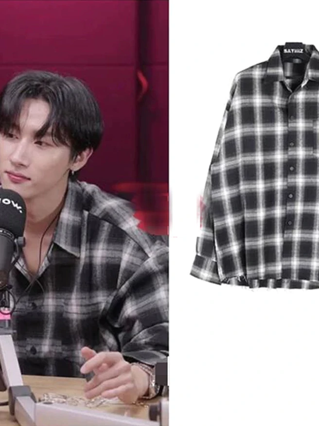 Classic Men's Plaid irt Long Sve Casual Workwear with ket Che Texture Trendy Open Cardigan Sle Loose Fit Youthful
Classic Men's Plaid irt Long Sve Casual Workwear with ket Che Texture Trendy Open Cardigan Sle Loose Fit Youthful