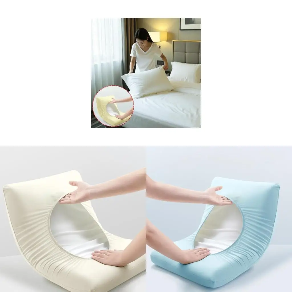 Set Of 2 Disposable Pillow Cover for Travel Comfort and Hygiene Soft Breathable Fabric for Hotel Stays
Set Of 2 Disposable Pillow Cover for Travel Comfort and Hygiene Soft Breathable Fabric for Hotel Stays