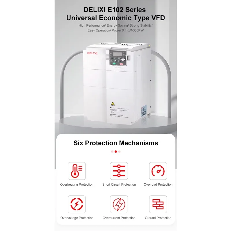 Vector Crane And Hoist 40HP VFD 230V Motor Speed Controller 7.5KW Inverter 30HP 15HP 10HP 220V Frequency Inverter for Pumps
Vector Crane And Hoist 40HP VFD 230V Motor Speed Controller 7.5KW Inverter 30HP 15HP 10HP 220V Frequency Inverter for Pumps