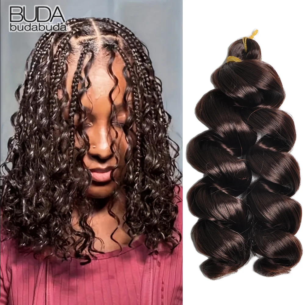 Synthetic Loose Wave Spiral Curl Braids Hair Extensions 12Inch French Curls Bouncy Braiding Hair Pre Stretched for Black Women
Synthetic Loose Wave Spiral Curl Braids Hair Extensions 12Inch French Curls Bouncy Braiding Hair Pre Stretched for Black Women