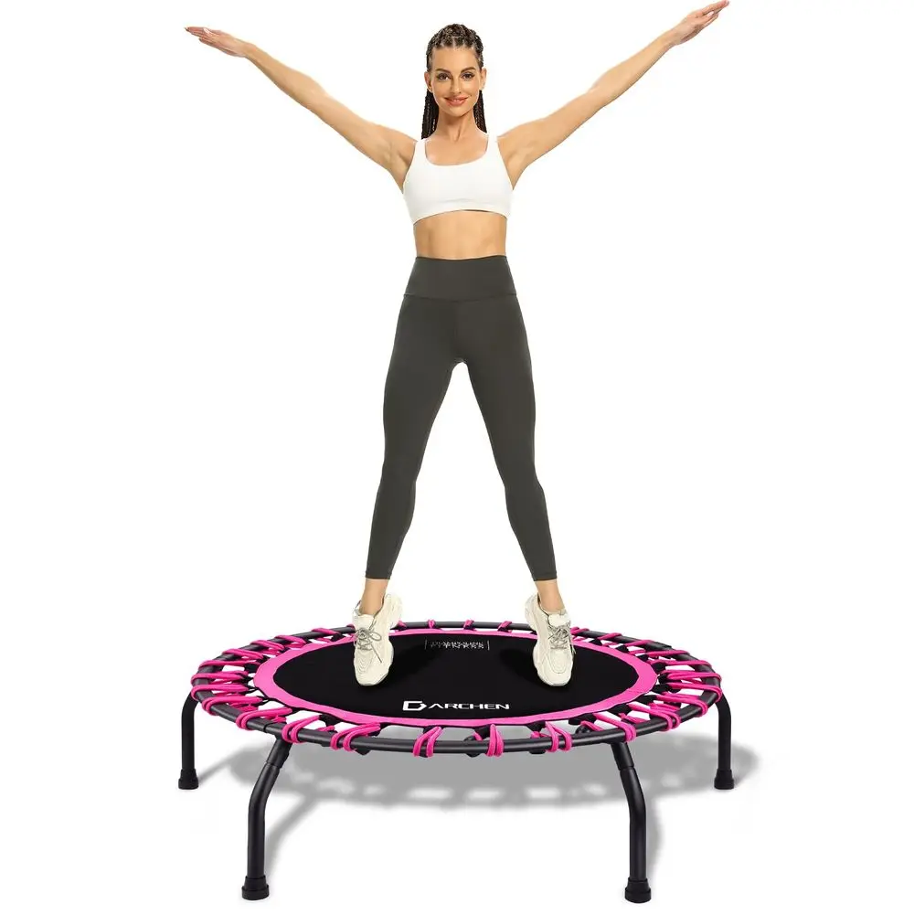 350lbs Rebounder Mini Trampoline for Adult, Indoor Small Trampoline for Exercise Workout Fitness, Upgrade Design Bungee Trampol
350lbs Rebounder Mini Trampoline for Adult, Indoor Small Trampoline for Exercise Workout Fitness, Upgrade Design Bungee Trampol