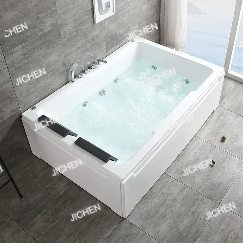 JC 2-Person Massage Acrylic Freestanding Bathtub Jakuzi Hot Water SPA Whirlpool with Bubble Bath Waterfall Support for Indoors
JC 2-Person Massage Acrylic Freestanding Bathtub Jakuzi Hot Water SPA Whirlpool with Bubble Bath Waterfall Support for Indoors