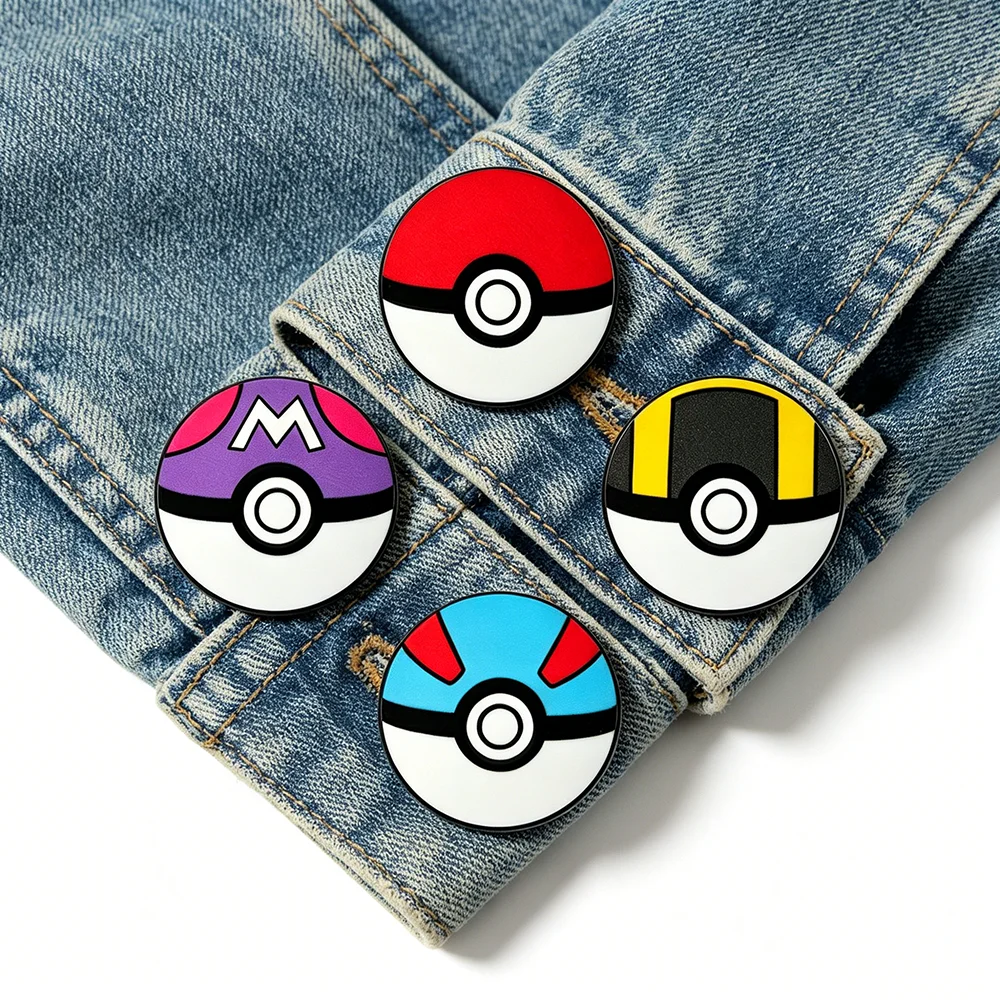 4pcs Poké Ball Enamel Pins Set Metal Brooches for Backpacks Denim Jackets Bags - Collectible Gift
4pcs Poké Ball Enamel Pins Set Metal Brooches for Backpacks Denim Jackets Bags - Collectible Gift