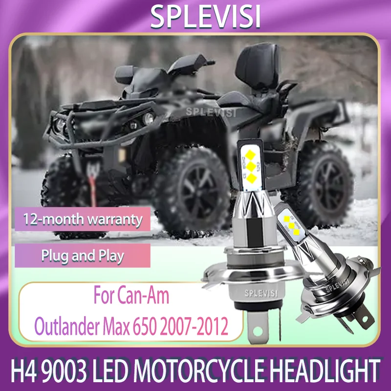 1/2Pcs LED Headlight Bulbs for Motorcycle 6000K White Direct Fit For Can-Am Outlander Max 650 2007 2008 2009 2010 2011 2012
1/2Pcs LED Headlight Bulbs for Motorcycle 6000K White Direct Fit For Can-Am Outlander Max 650 2007 2008 2009 2010 2011 2012