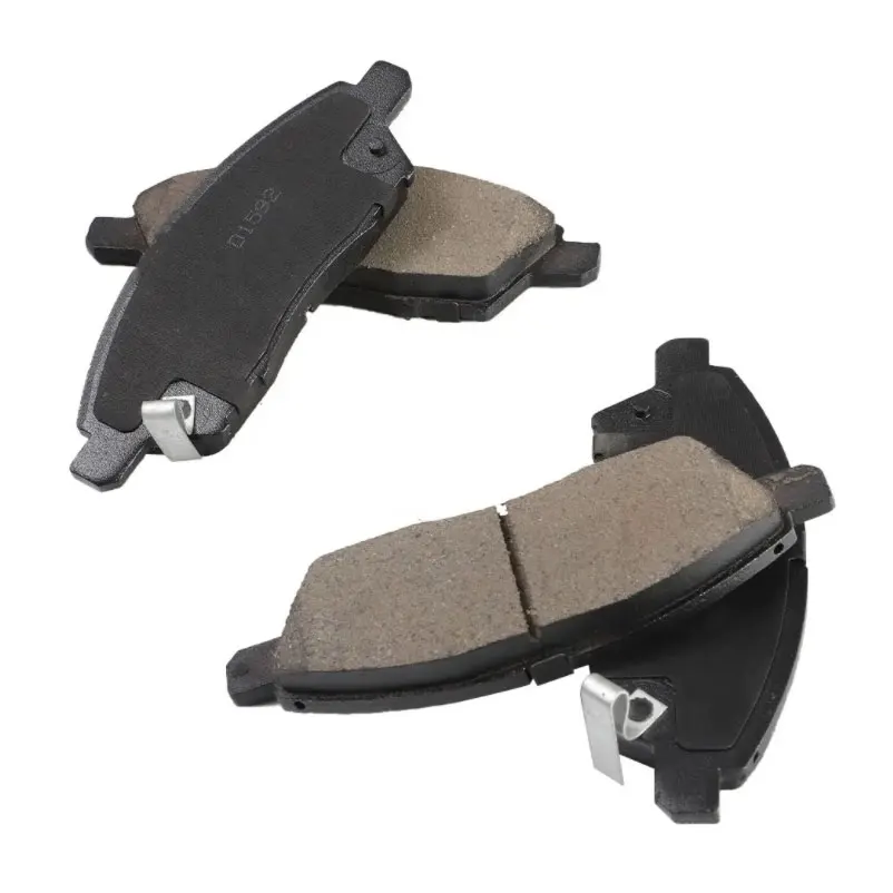 Semi-metallic brake pads with enhanced cooling, ideal for SUVs and high-speed driving, suitable for J5
Semi-metallic brake pads with enhanced cooling, ideal for SUVs and high-speed driving, suitable for J5