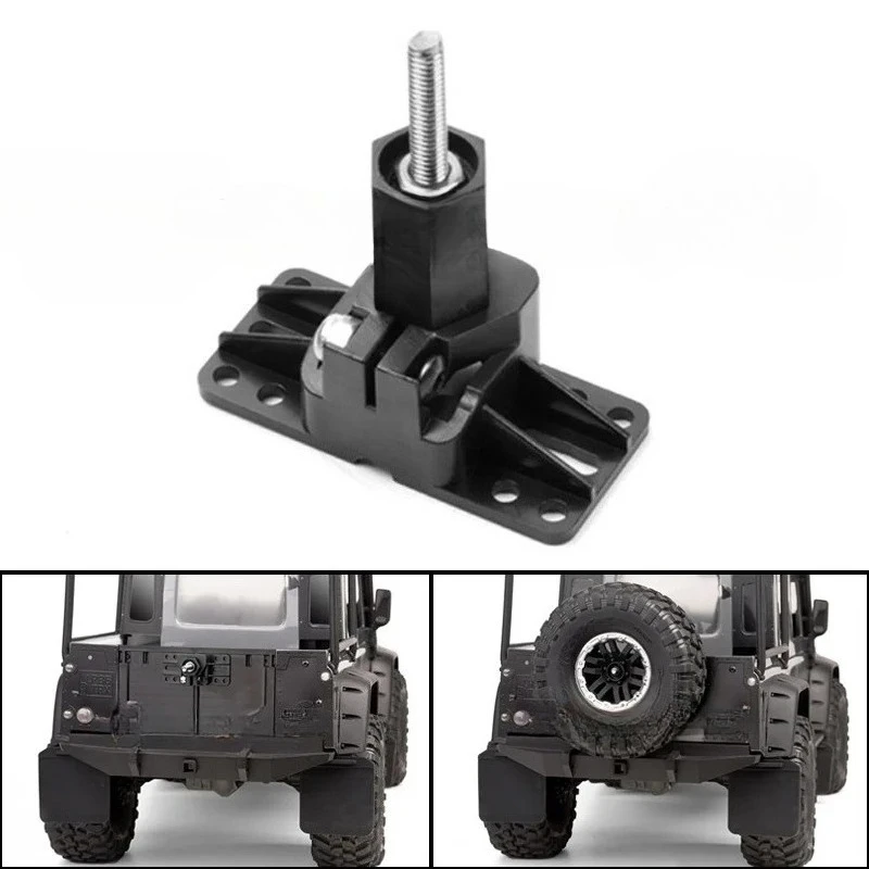 GRC Universal Spare Wheel Seat Fixed Tire Bracket for 1/10 RC Crawler Car Traxxas TRX4 1/14 Tamiya RC Truck Trailer Diy Parts
GRC Universal Spare Wheel Seat Fixed Tire Bracket for 1/10 RC Crawler Car Traxxas TRX4 1/14 Tamiya RC Truck Trailer Diy Parts