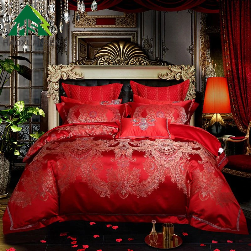 Bedding Sets Satin Cotton Bed Linen Quilt Cover Cushion Cover Quilted Bedspread Pillow Covers Classic Paisley Jacquard Red
Bedding Sets Satin Cotton Bed Linen Quilt Cover Cushion Cover Quilted Bedspread Pillow Covers Classic Paisley Jacquard Red
