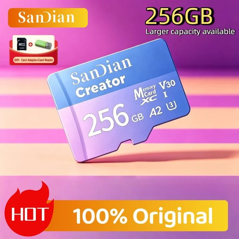 Original For Dash Camera V30 U3 128GB 256GB High Endurance Micro TF SD Card For Home Security Surveillance Full HD Recording
Original For Dash Camera V30 U3 128GB 256GB High Endurance Micro TF SD Card For Home Security Surveillance Full HD Recording
