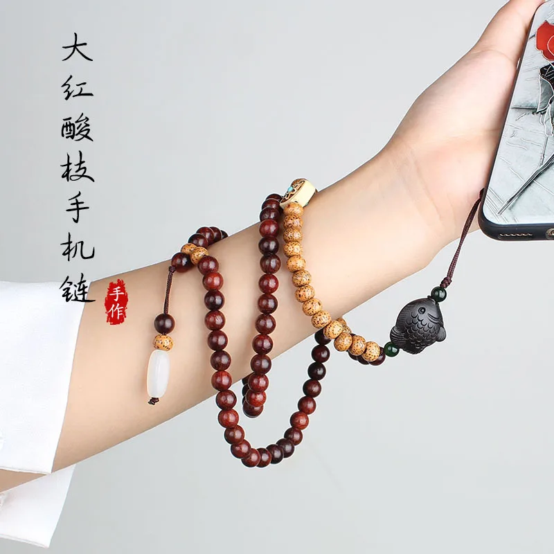 DIY accessories Ethnic Style Bodhi Sour Branch Buddha Bead Mobile Phone Lanyard Long Universal Mobile Phone Chain Detachable Nec
DIY accessories Ethnic Style Bodhi Sour Branch Buddha Bead Mobile Phone Lanyard Long Universal Mobile Phone Chain Detachable Nec