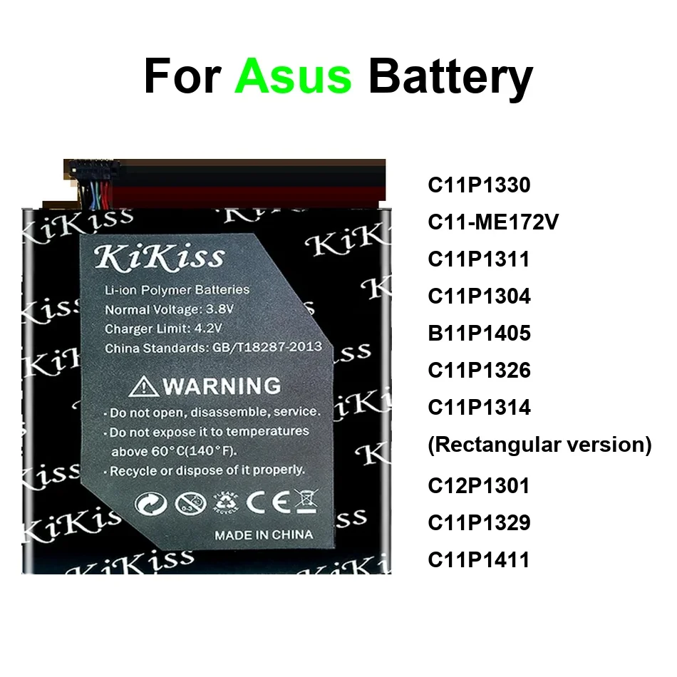 C11P1304 C11P1311 B11P1405 Battery For Asus Memo Pad Fhd HD me302c TF303 8 10 10.1 7 me172v me173x me175kg me70cx me7610c
C11P1304 C11P1311 B11P1405 Battery For Asus Memo Pad Fhd HD me302c TF303 8 10 10.1 7 me172v me173x me175kg me70cx me7610c