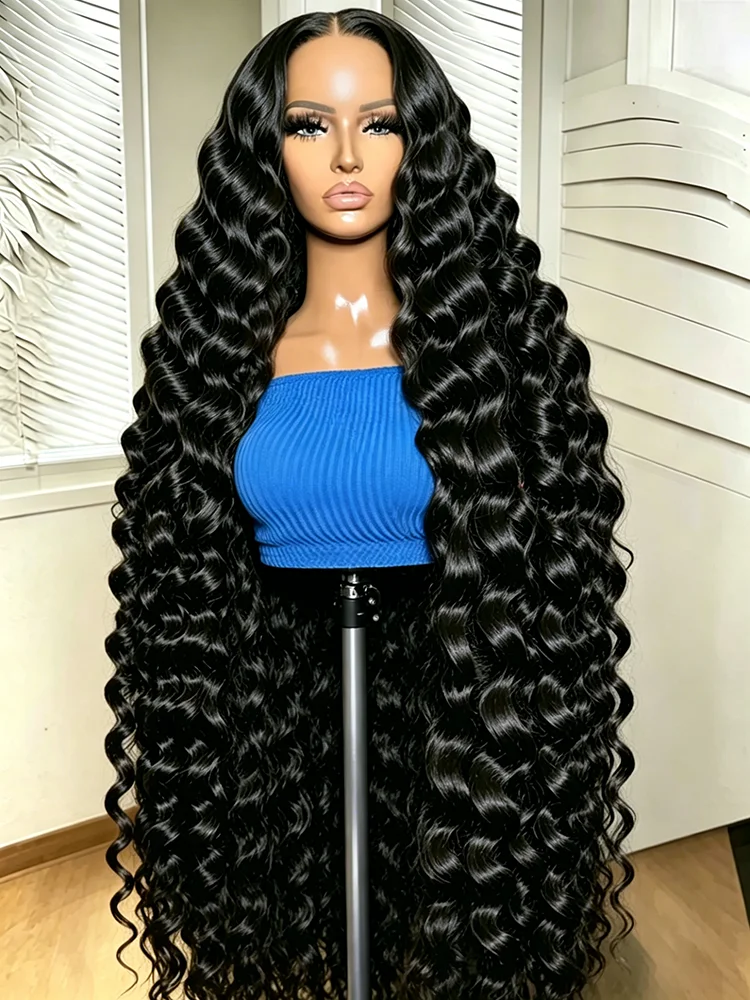 300% Density Preplucked HD Transparent Lace Wigs For Black Women Brazilian Human Hair Loose Deep Curly Wave 360 Full Lace 13x6 Frontal 13x4 Natural Hairline 30 40 Inch
300% Density Preplucked HD Transparent Lace Wigs For Black Women Brazilian Human Hair Loose Deep Curly Wave 360 Full Lace 13x6 Frontal 13x4 Natural Hairline 30 40 Inch