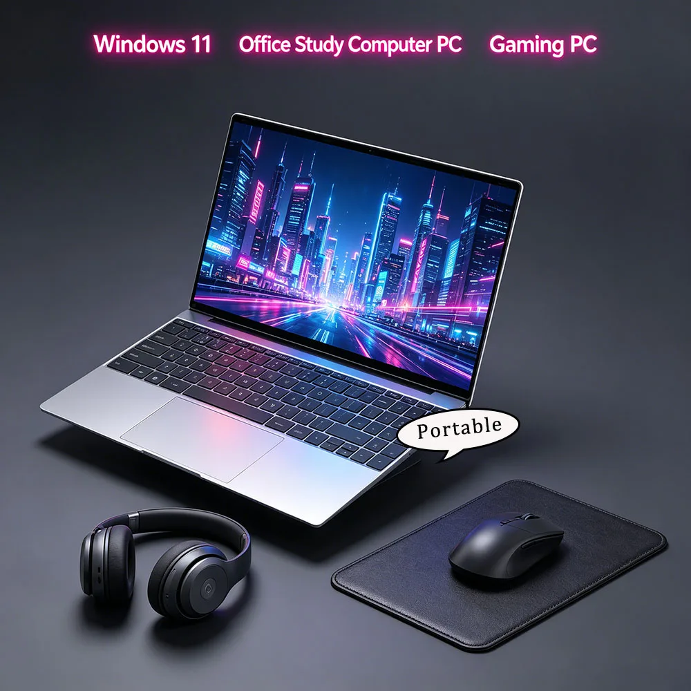 2026 New 14.1 Inch FHD Ultra Thin Laptop Intel N95 Win11 DDR4 16GB/32GB RAM 2TB SSD Portable Business Office Notebook PC
2026 New 14.1 Inch FHD Ultra Thin Laptop Intel N95 Win11 DDR4 16GB/32GB RAM 2TB SSD Portable Business Office Notebook PC