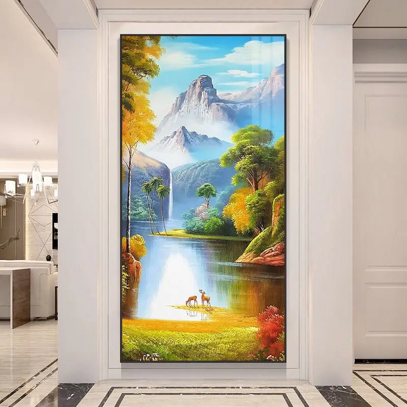 4211061 Digital oil painting living room decorative painting sofa background wall hanging painting
4211061 Digital oil painting living room decorative painting sofa background wall hanging painting