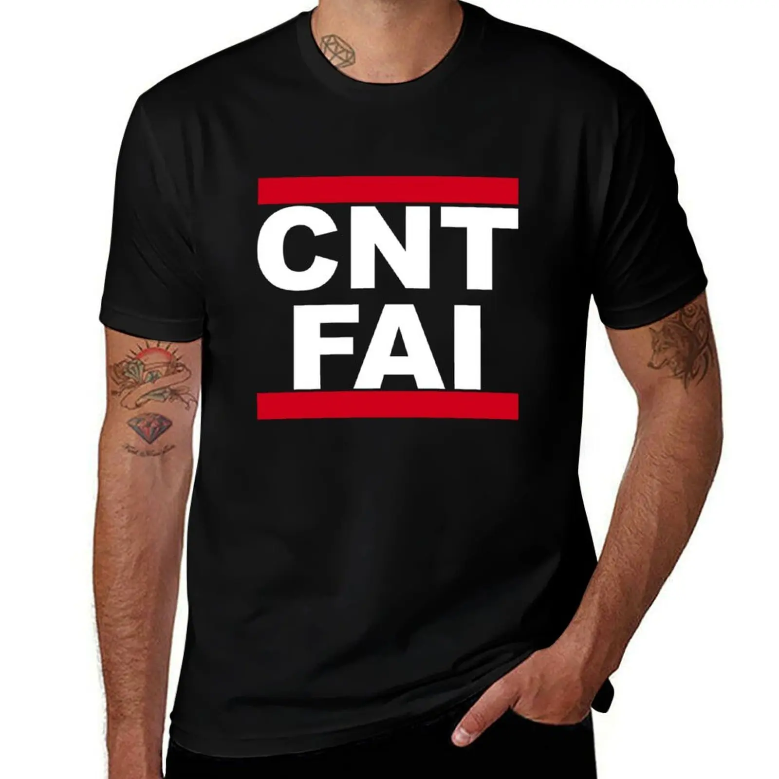 CNT-FAI Tailliertes T-Shirt funny t shirts cotton man t shirt cotton high quality man t shirt summer T-Shirt
CNT-FAI Tailliertes T-Shirt funny t shirts cotton man t shirt cotton high quality man t shirt summer T-Shirt