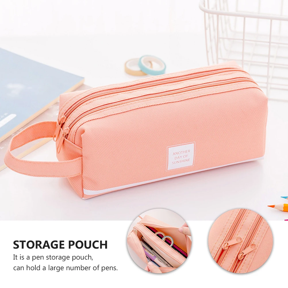 2 Pcs Stationery Bag Large Capacity Pen Pouch Pencil Pouch Creative Pencil Stationery Storage Bag Case Oxford Cloth Storage
2 Pcs Stationery Bag Large Capacity Pen Pouch Pencil Pouch Creative Pencil Stationery Storage Bag Case Oxford Cloth Storage