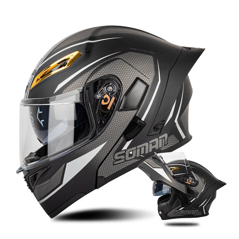 DOT Approved Full Face Helmet Dual Visors ABS Shell Modular Helmets Motorbike Moped Motorcycle Accessories Flip Up Racing Helmet
DOT Approved Full Face Helmet Dual Visors ABS Shell Modular Helmets Motorbike Moped Motorcycle Accessories Flip Up Racing Helmet