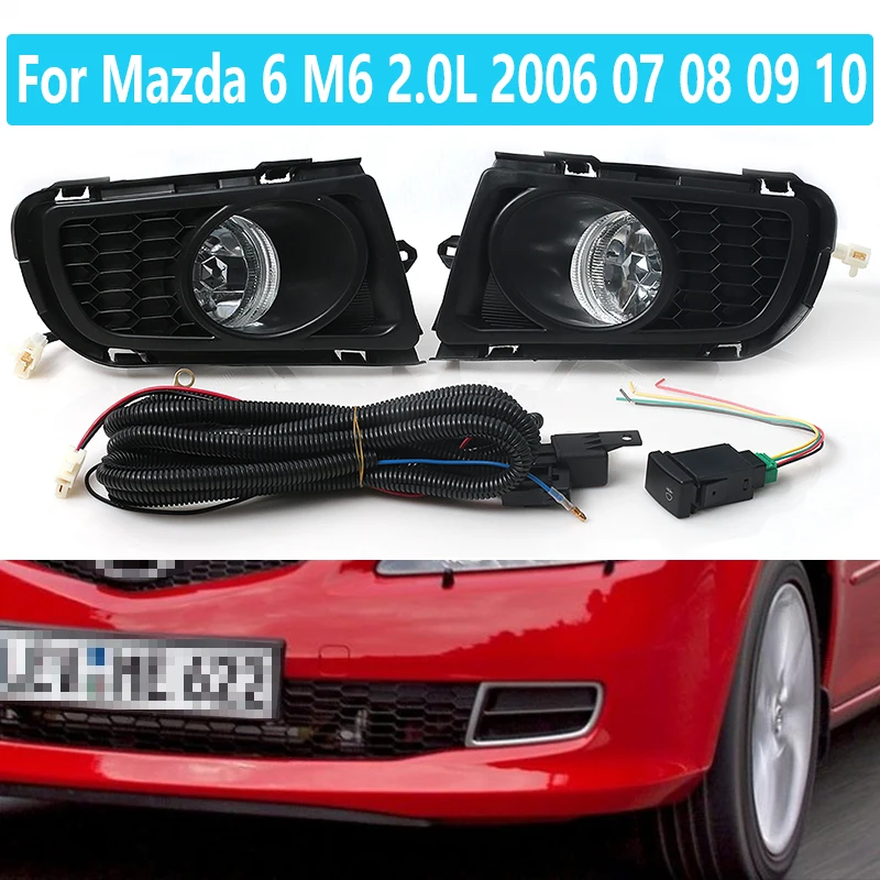 Retrofit Full Set For Mazda 6 M6 2.0L 2006 2007 2008 2009 2010 Fog Light Spot Driving Lamp KIT Assembly With Wire
Retrofit Full Set For Mazda 6 M6 2.0L 2006 2007 2008 2009 2010 Fog Light Spot Driving Lamp KIT Assembly With Wire