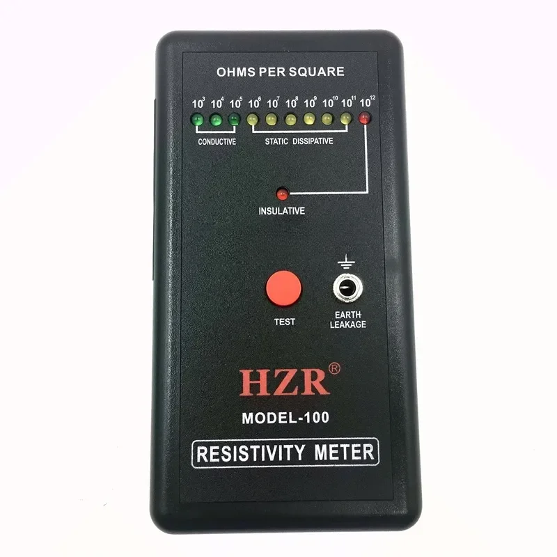 MODEL-100 Surface Resistance Resistivity Meter Electrostatic Static Electricity Tester ESD Electrostatic Impedance Tester Tool
MODEL-100 Surface Resistance Resistivity Meter Electrostatic Static Electricity Tester ESD Electrostatic Impedance Tester Tool