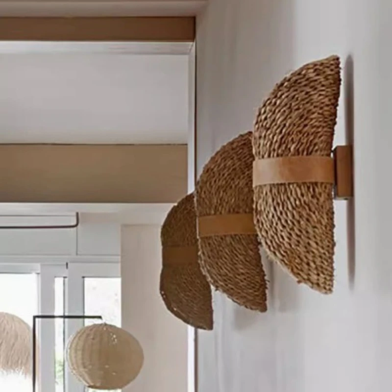 Japanese Retro Vintage Wall Lamps Ratta Weaving Wall Lights Living Bedroom Hotel Homestay Restaurant Decoration for Home Lamps
Japanese Retro Vintage Wall Lamps Ratta Weaving Wall Lights Living Bedroom Hotel Homestay Restaurant Decoration for Home Lamps