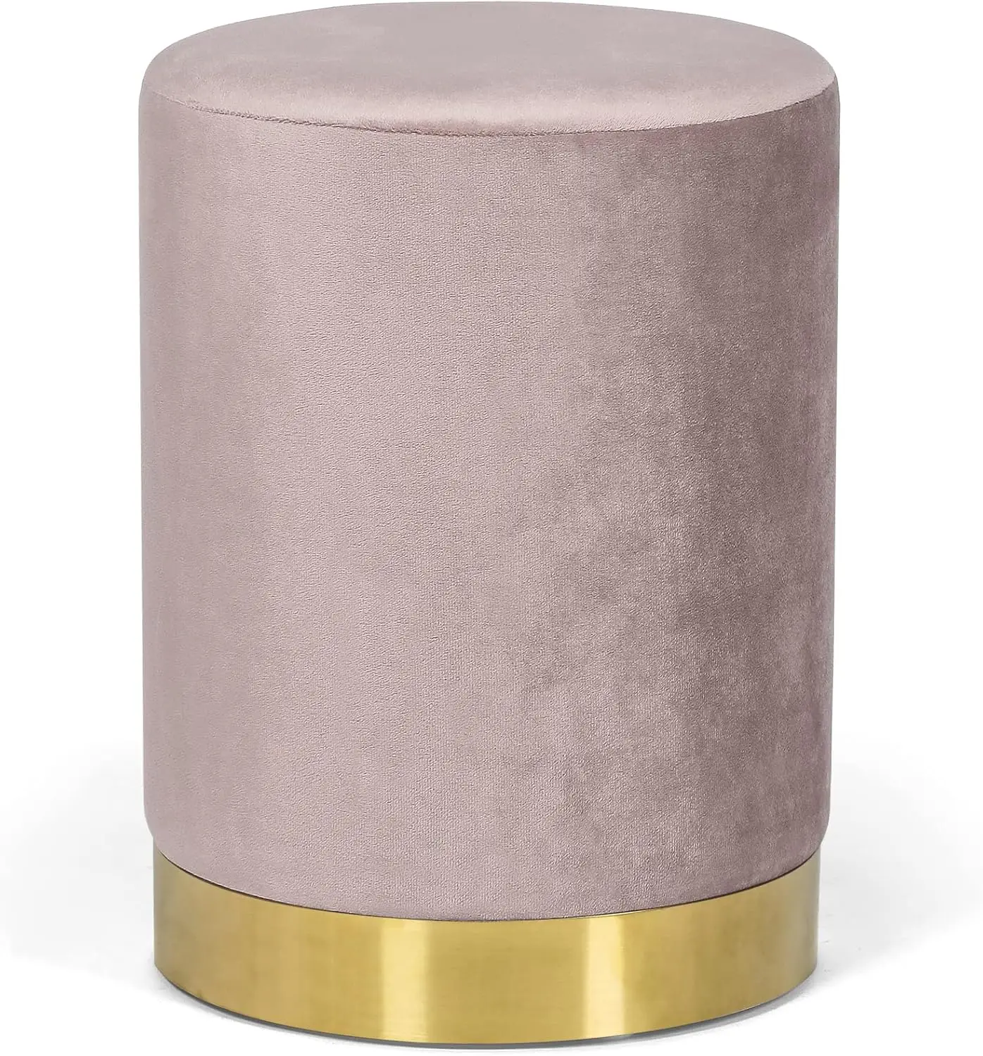Round Velvet Ottoman, Upholstered Vanity Stool Footrest With Gold Metal Base, Modern Padded Makeup Chair For Bedroom Living
Round Velvet Ottoman, Upholstered Vanity Stool Footrest With Gold Metal Base, Modern Padded Makeup Chair For Bedroom Living