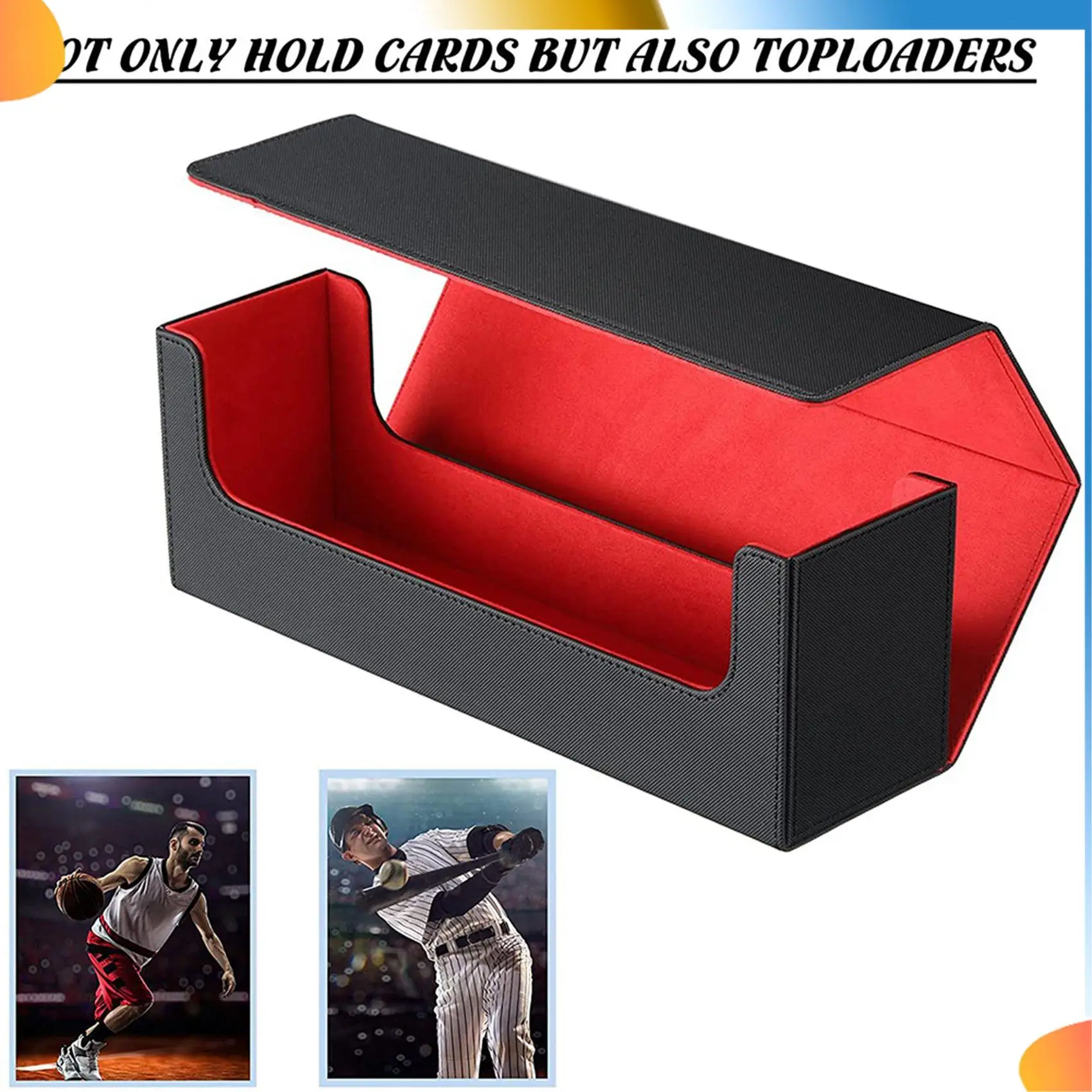 B48A 2X Card Toploader Storage,Trading Cards Holding Box For 300+ Cards Top Loader For Magic Cards Baseball Trading Cards 
B48A 2X Card Toploader Storage,Trading Cards Holding Box For 300+ Cards Top Loader For Magic Cards Baseball Trading Cards