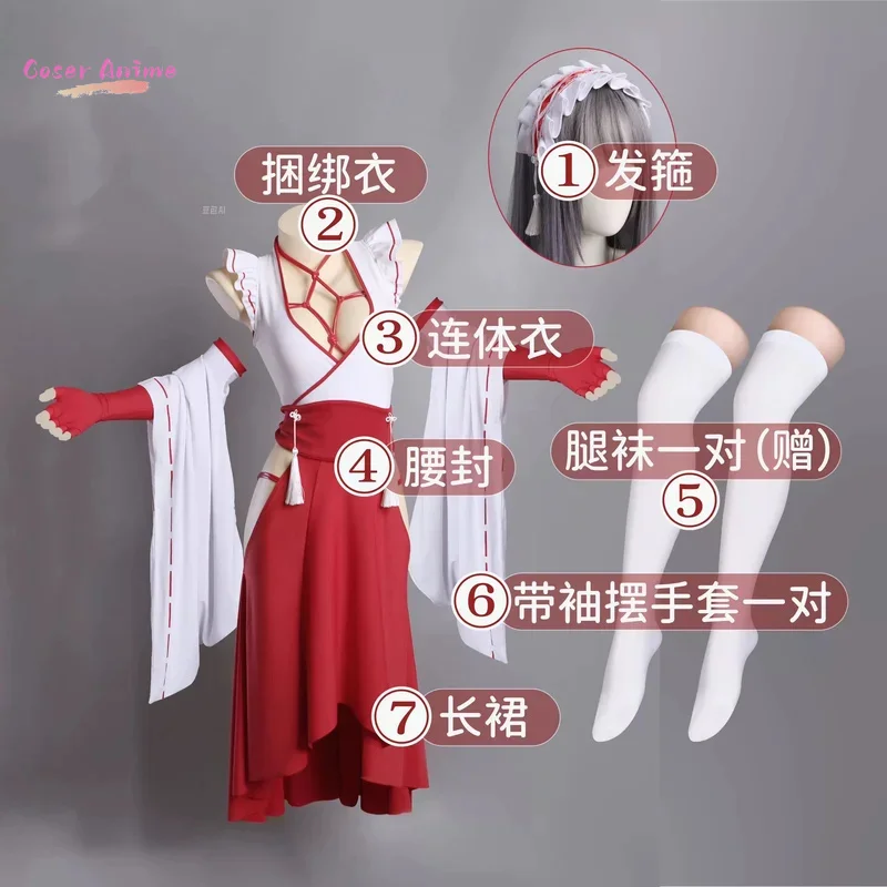 Original Binding shrine maidens Cosplay Costume Cos Game Anime Party Uniform Hallowen Play Role Clothes Clothing
Original Binding shrine maidens Cosplay Costume Cos Game Anime Party Uniform Hallowen Play Role Clothes Clothing