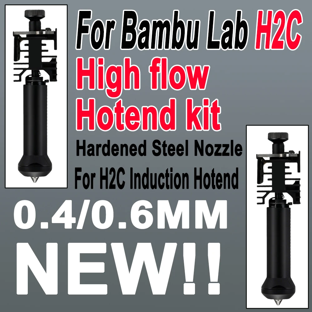 Индукционный Hotend для лаборатории Bambu H2C Hotend с высоким расходом для деталей 3D-принтера Bambu Lab H2C
Индукционный Hotend для лаборатории Bambu H2C Hotend с высоким расходом для деталей 3D-принтера Bambu Lab H2C