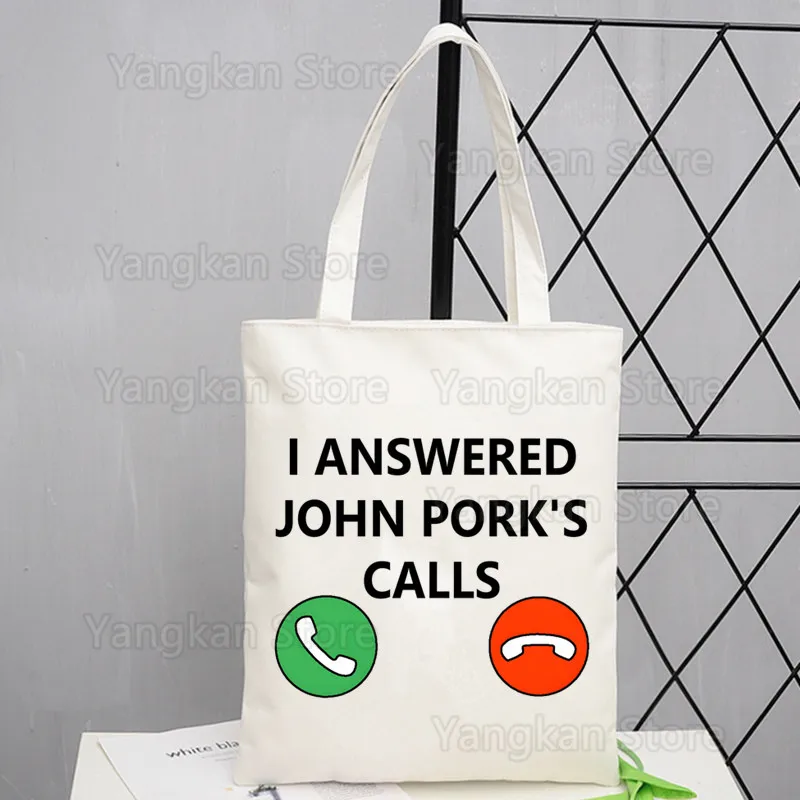 John Pork Is Calling Answer Call Pig Meme Print Многоразовая сумка для пикника Женская холщовая сумка-тоут с принтом Эко-сумка Мультяшный покупатель
John Pork Is Calling Answer Call Pig Meme Print Многоразовая сумка для пикника Женская холщовая сумка-тоут с принтом Эко-сумка Мультяшный покупатель