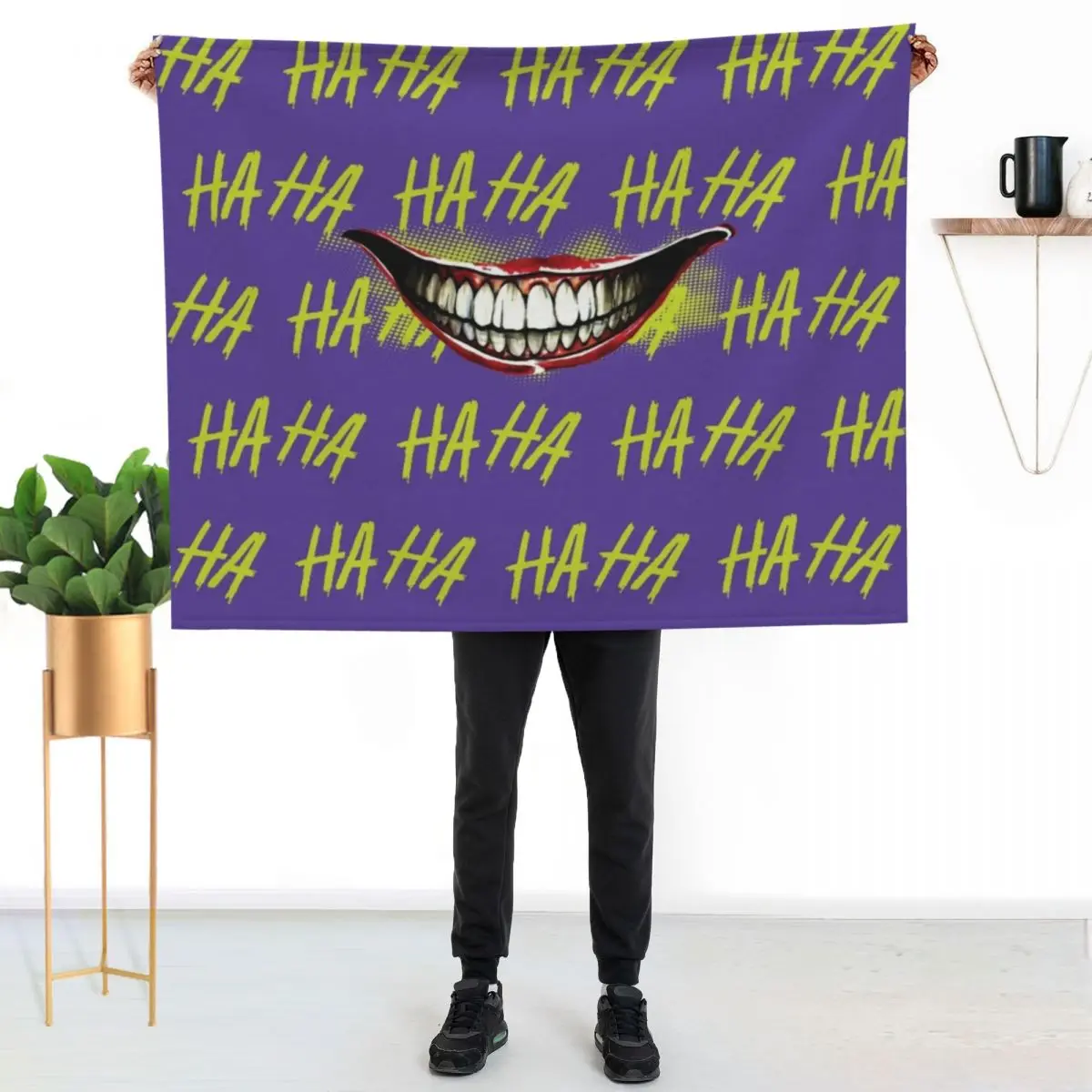Joker HaHa Throw Blanket Soft Breathable Blanket for Night Sleeping
Joker HaHa Throw Blanket Soft Breathable Blanket for Night Sleeping