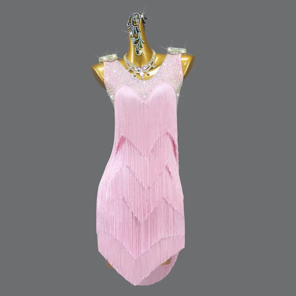 2025 Party Dress Latin Dance Suit Girls Competition Women Stage Sports Outfits Tassel Samba Costume Prom Kid Skirt Practice Wear
2025 Party Dress Latin Dance Suit Girls Competition Women Stage Sports Outfits Tassel Samba Costume Prom Kid Skirt Practice Wear